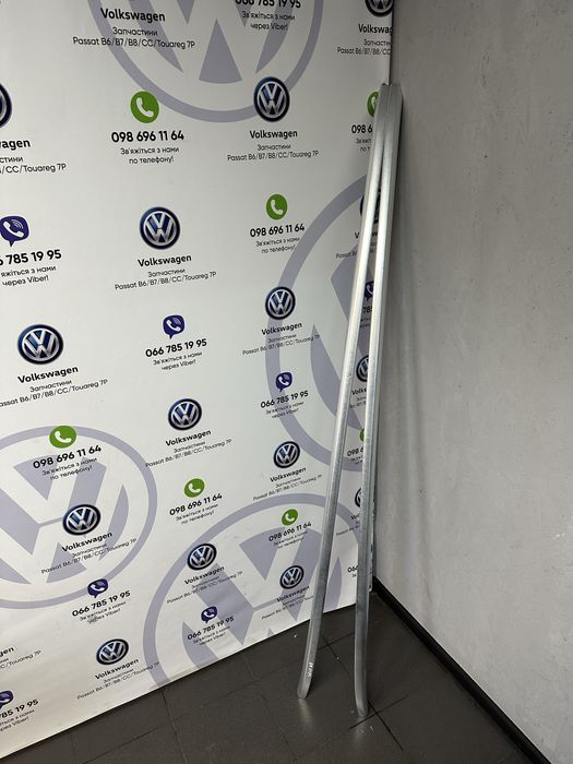 Рейлінги на дах хромовані хром Passat B8 універсал рейлінги даху