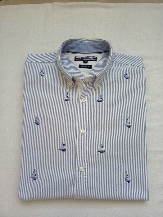 Tommy Hilfiger jak nowa koszula męska rozm. z met. S