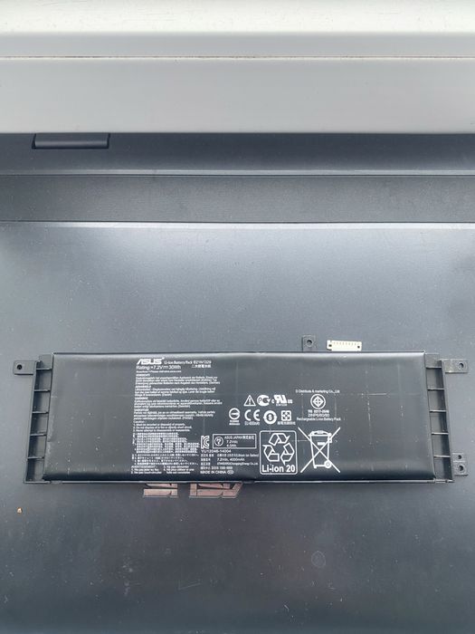 ASUS-батерея → Li-lon Battery Pack B21N1329( Rating:+7.2V--=30Wh)