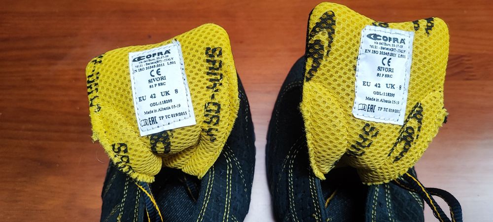 Sapato de biqueira de aço COFRA