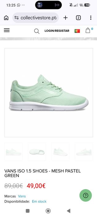 Vans iso 1.5  menta
