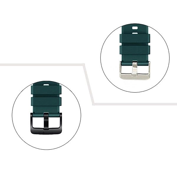 Pasek Silikonowy do Huawei Watch GT / GT2 / GT2 Pro czarny