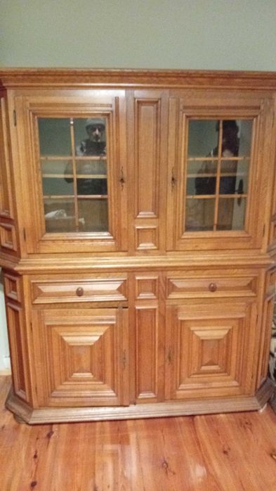 Komoda, szafka, kredens, dębowa.