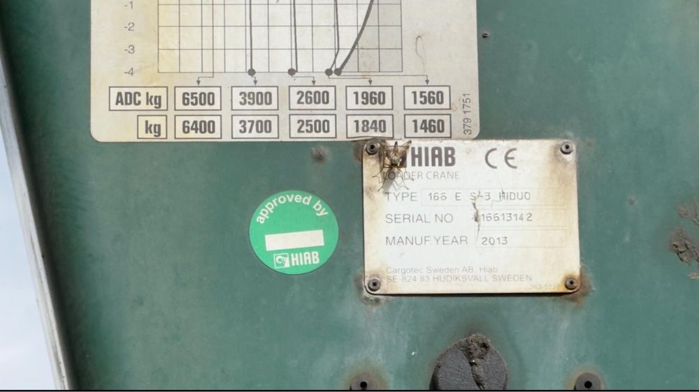 MAN TGS 26.440,кран маніпулятор HIAB 166