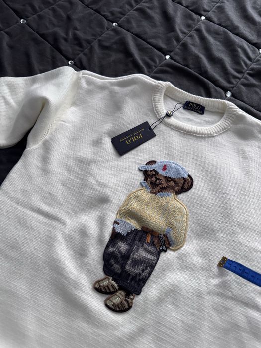 Sweter polo miś Xl