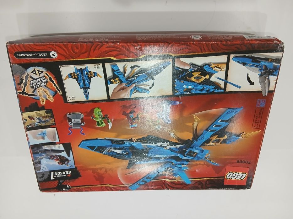 Nieotwarte Lego Ninjago 70668 Burzowy myśliwiec Jaya