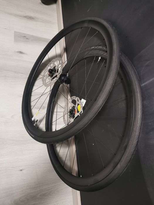 Nowe Koła Velomann Bianchi + tarcze + opony Vittoria Rubino 25c