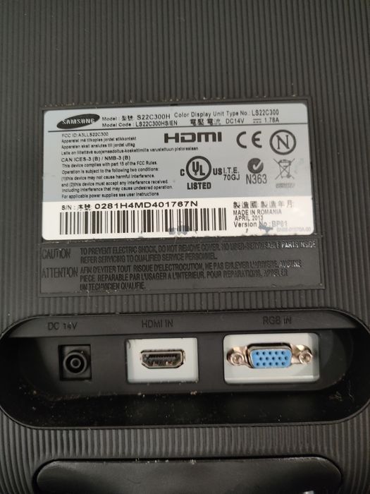 Monitor Samsung pouco usado