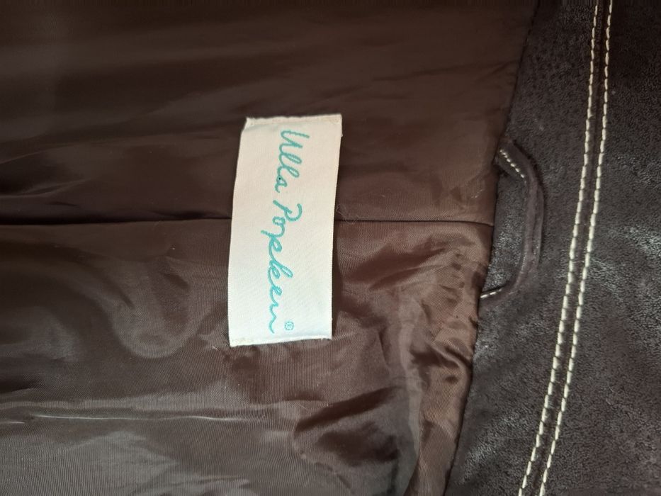 Skórzana kurtka Ulla Popķen rozmiar 46