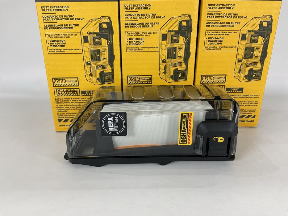 Оригинальные сменные фильтра DeWALT DWH302DH HEPA для перфораторов