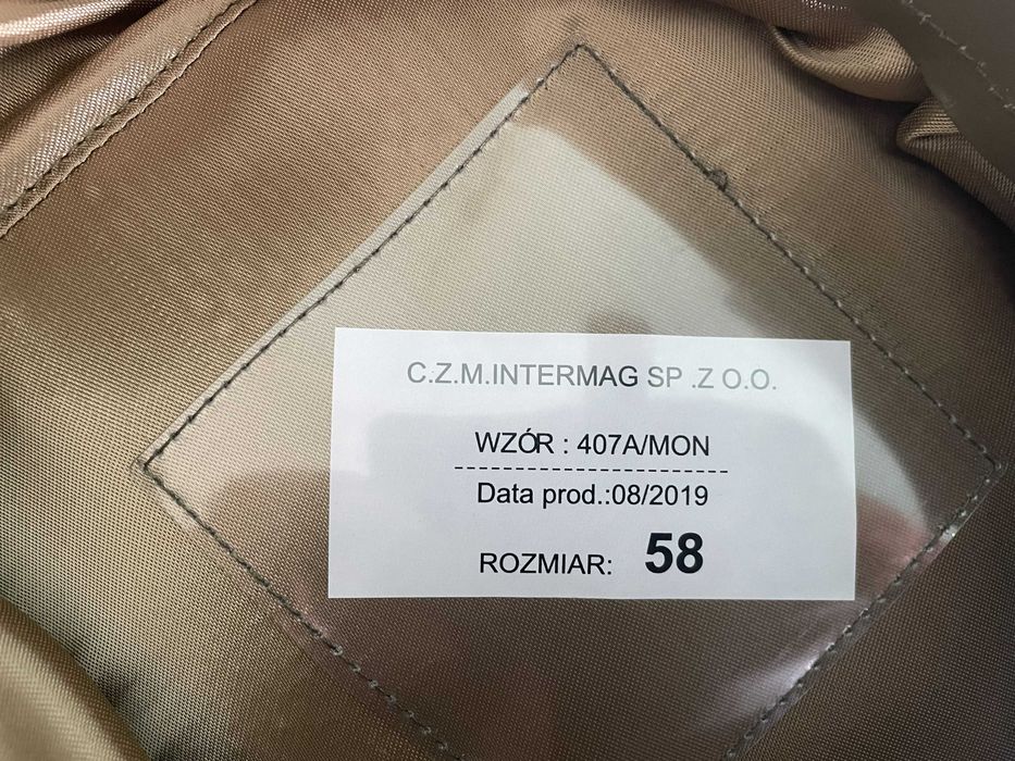 Rogatywka wojskowa 407A/MON dwa zielone otoki.