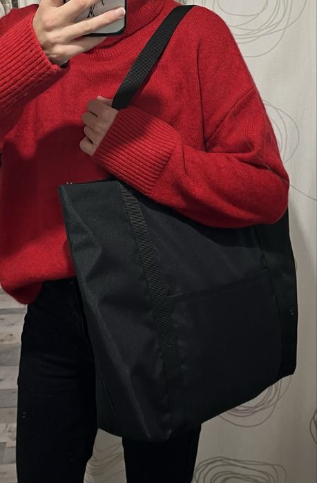 Torba typu shopper na zamek