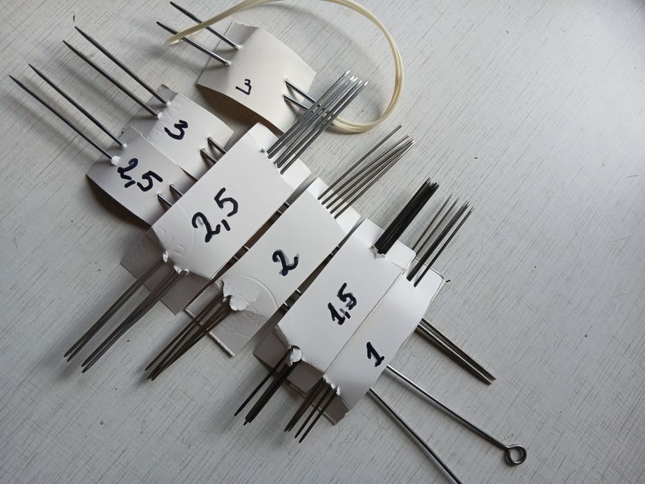 Спиці в'язальні.