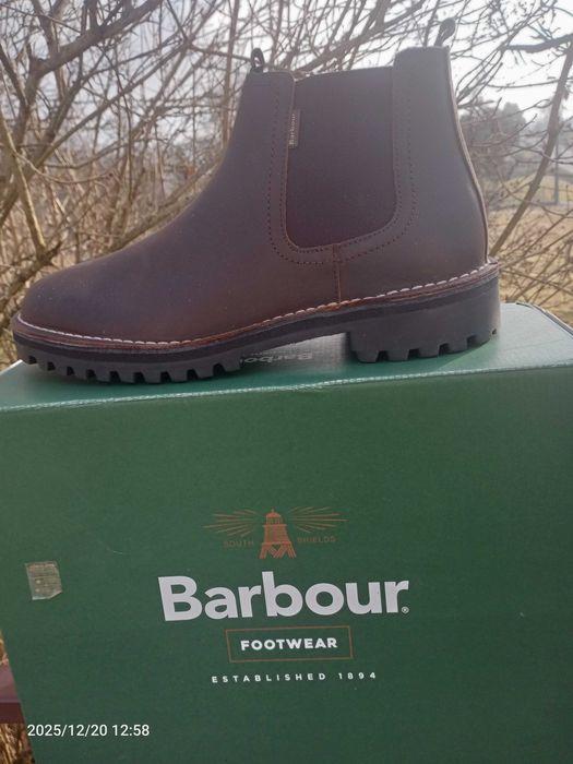 Barbour sztyblety męskie Ankle Boot Chelsea