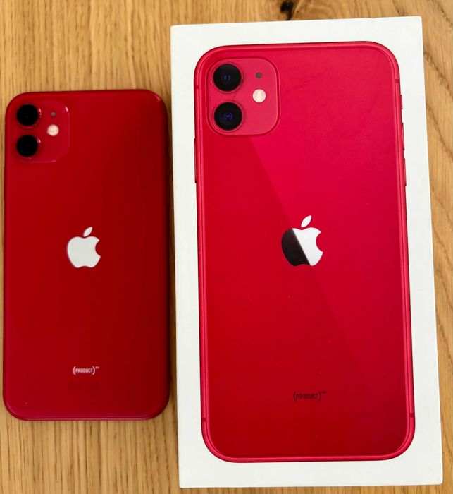 iPhone 11 128 GB (PRODUCT)RED, świetny stan