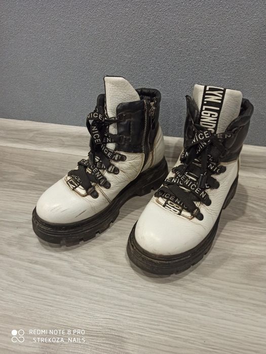 кожаные ботинки для девочки