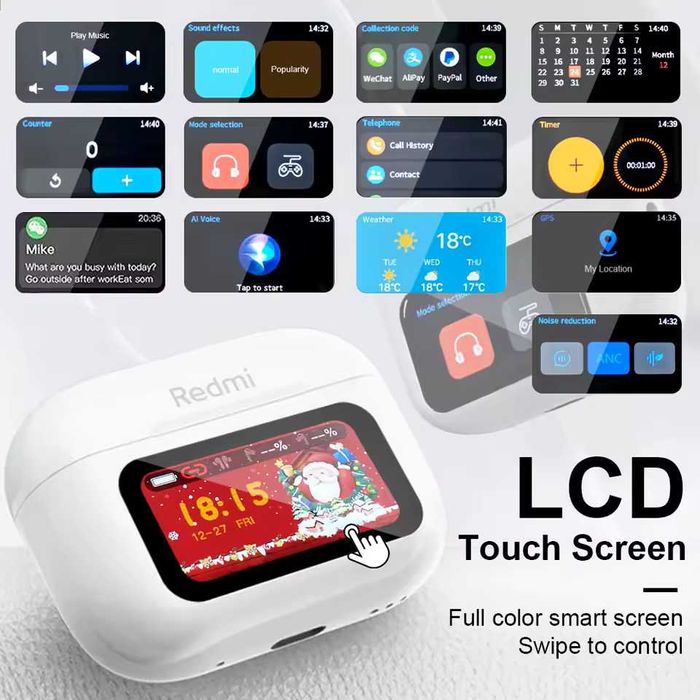 Redmi Auriculares + IA integrada e Touch (Envio grátis)64752194046721124