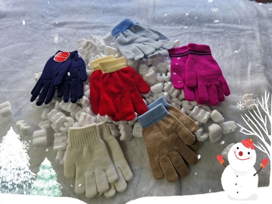 Luvas para a Neve e de lã