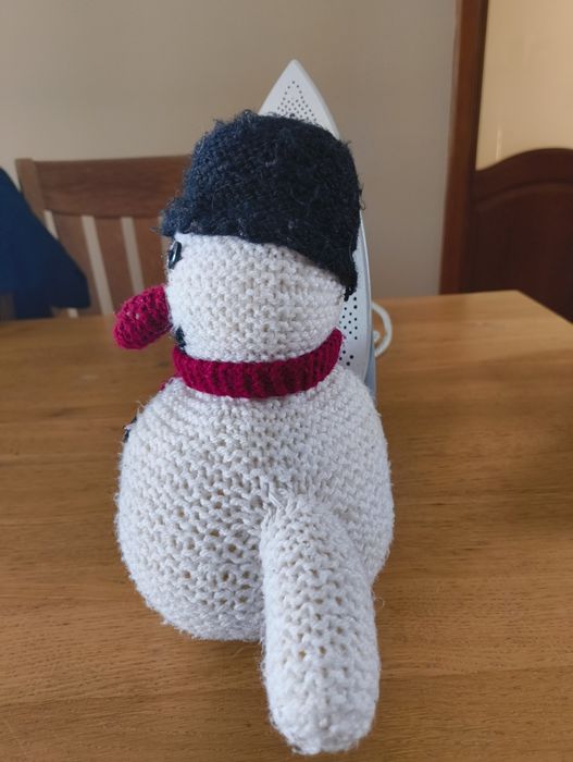 Bałwanek robiony na szydełku