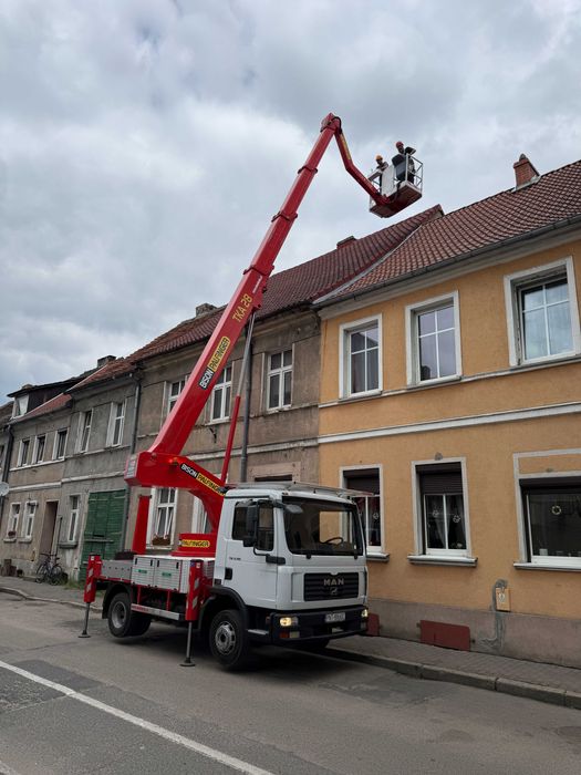 Wynajem podnośnika koszowego 28m