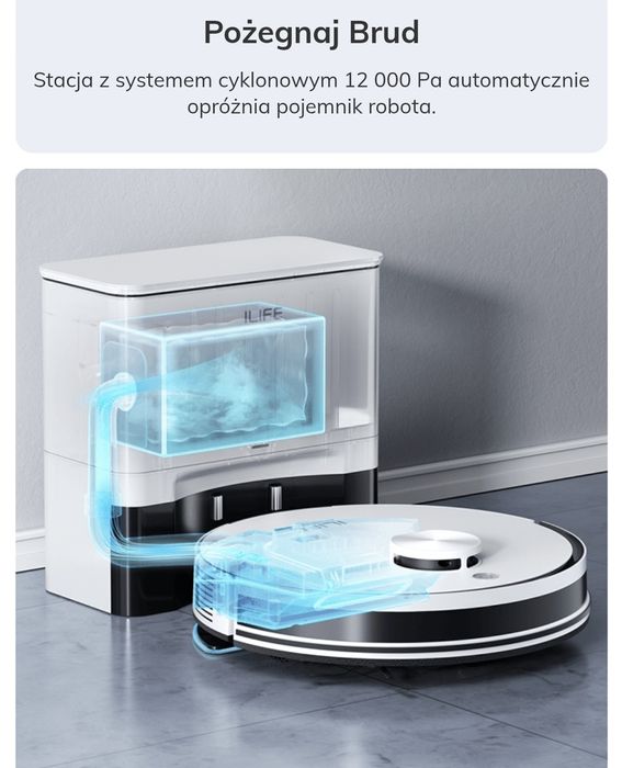 Nowy Robot ILIFE A30 Pro  Odkurzanie Mopowanie Laser LIDAR odkurzacz