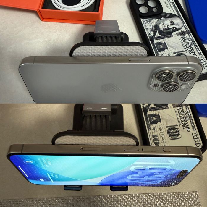 iPhone 15 Pro Max 256GB. Neverlok.Natural Titanium — 100% АКБ + чохли.