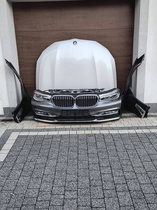 Kompletny przód BMW 7 G11 G12 Adaptive LED  Zderzak Maska Pas przedni
