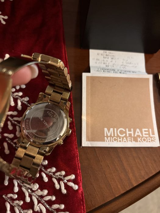 Złoty zegarek Michael Kors  oryginalny wodoszczelny
