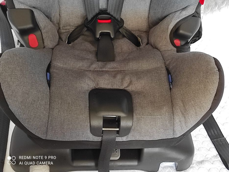 Fotelik samochodowy duofix Isofix AXKID 9-25 RWF szary