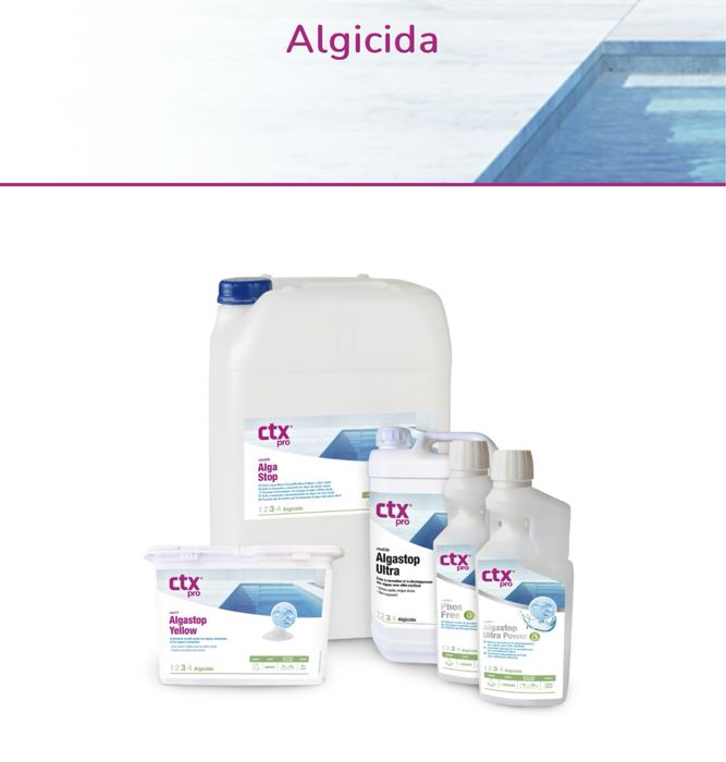 Produtos tratamento piscina