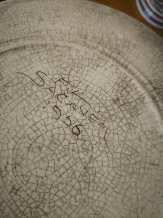 Prato fil Sacavém com galo