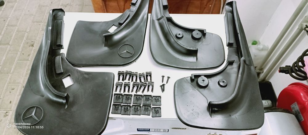 Бризковики Mercedes- Benz E-class W124 1989-1995  резинові  не пластік