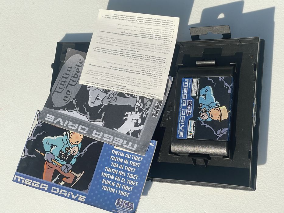 Sega Mega Drive Tintin In Tibet