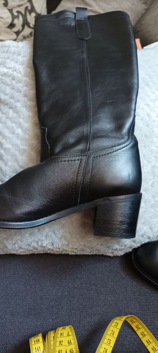 Oficerki damskie skórzane