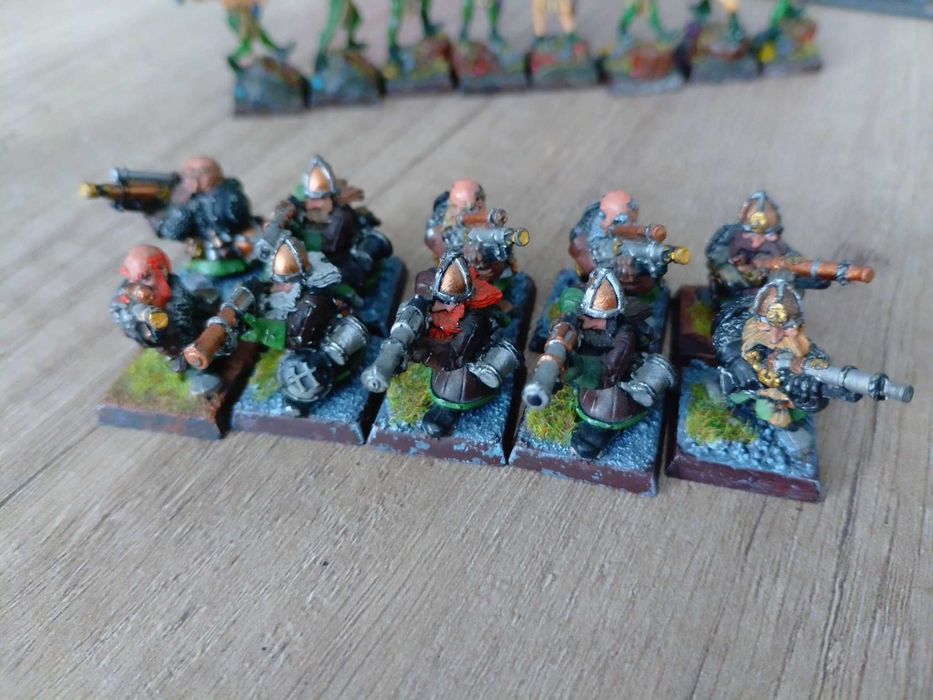 Warhammer Fantasy Battle - Dwarf Thunderers x10 metal