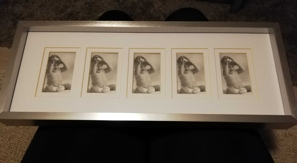 Moldura prateada - nova e embalada!