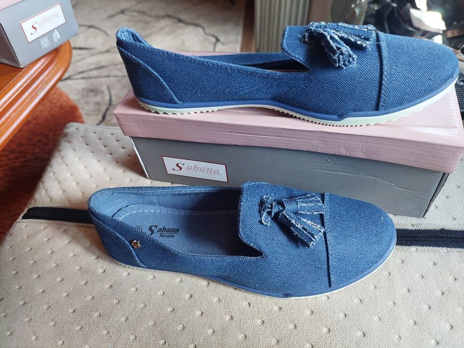 Buty jeans pelne