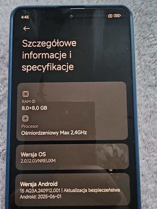 Xiaomi Redmi Note 13 Pro 5G Snapdragon 7 2 gen zablokowany