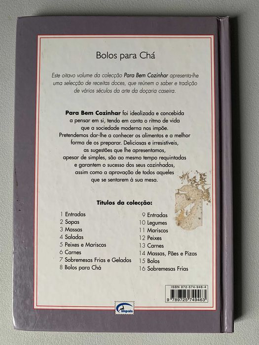 Para Bem Cozinhar - Bolos para Chá
