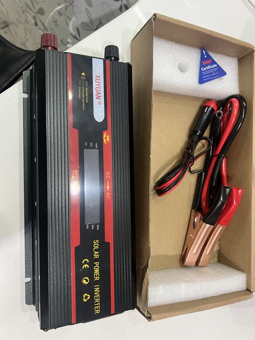 Інвертор 6000 Вт з чистою синусуідой 12 В/ 24 В  220 В