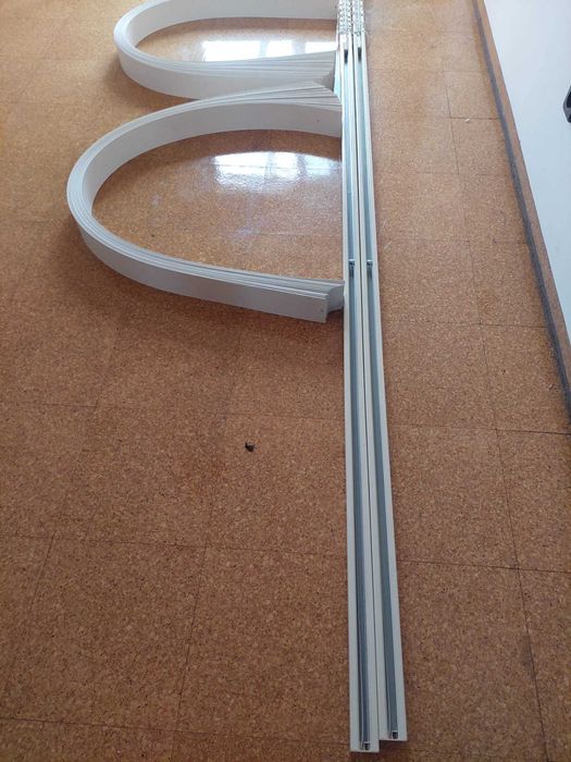 Estores/Bandas Verticais PVC - Bege - Bom Estado