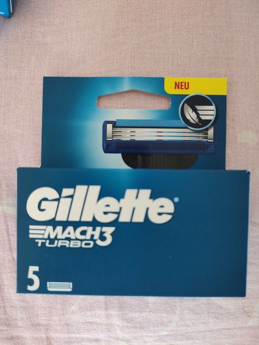 Gillette Mach3 turbo сменные картриджи
