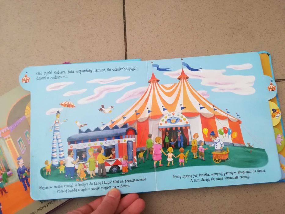Książeczki z serii "Porozmawiajmy o ..." Cyrk, Teatr