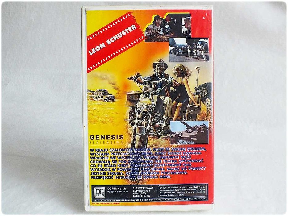 Kaseta VHS Powrót Słodkiego''Kwagga Strikes Back'' Film Video ORYGINAŁ