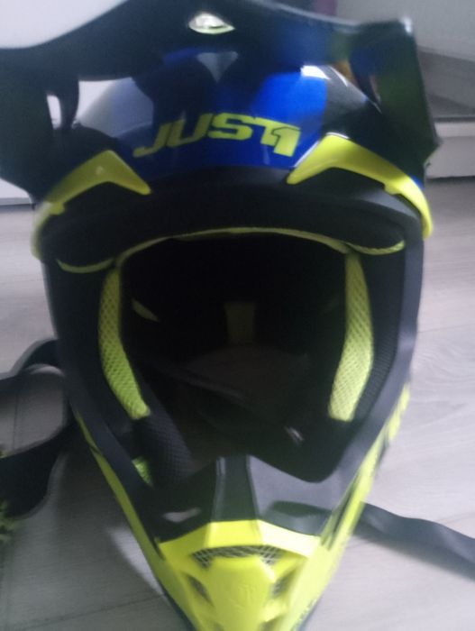 Kask full face, cross