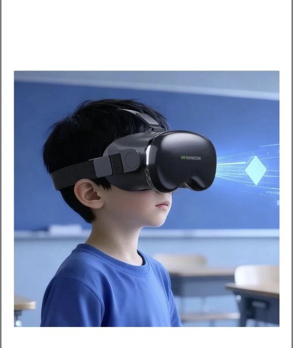 VR LUX PRO Окуляри віртуальної реальності VR SHINECON G18EB Bluetooth для смартфонів 4.7-6.7" + джостик Terios X3