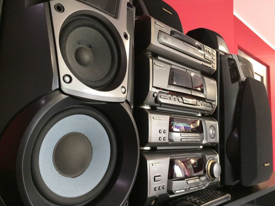 Technics SA-EH600 wieża Pro Logic Bi-Amp DSP Subwoofer stan BDB