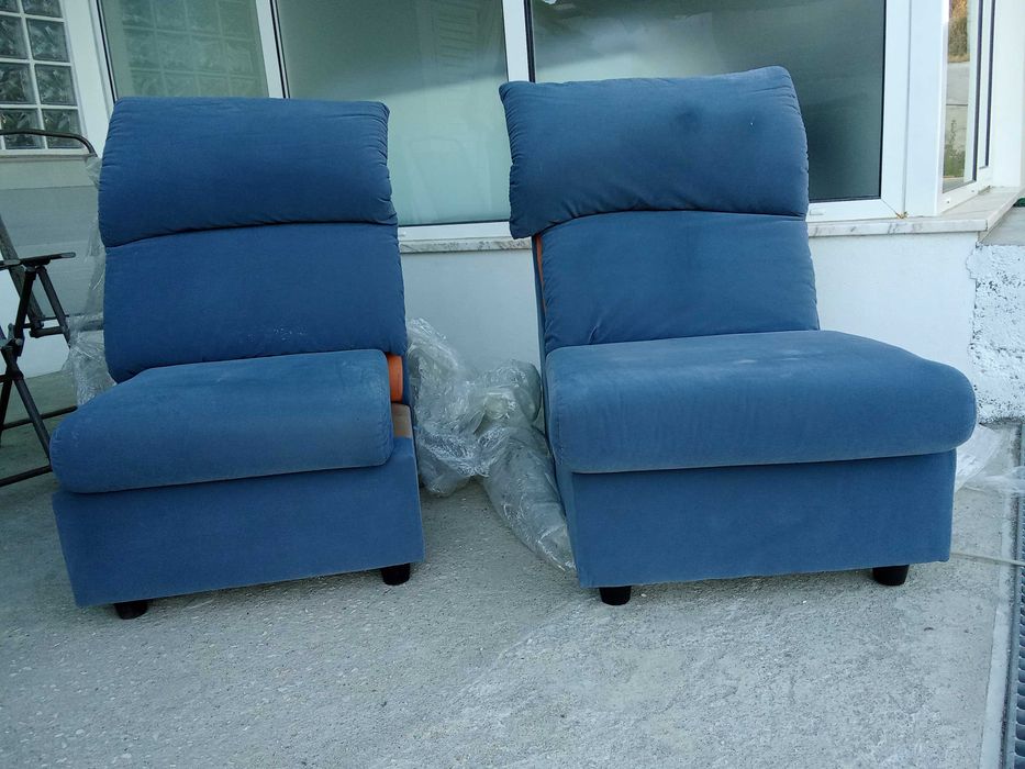 Sofás Azuis de sala