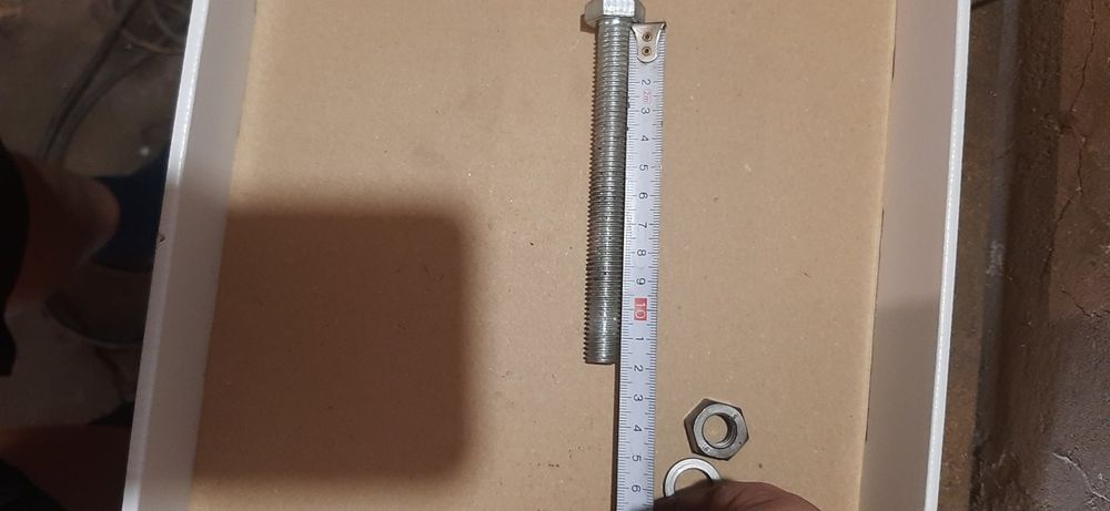 Болт м12×120 с гайкой и гровером