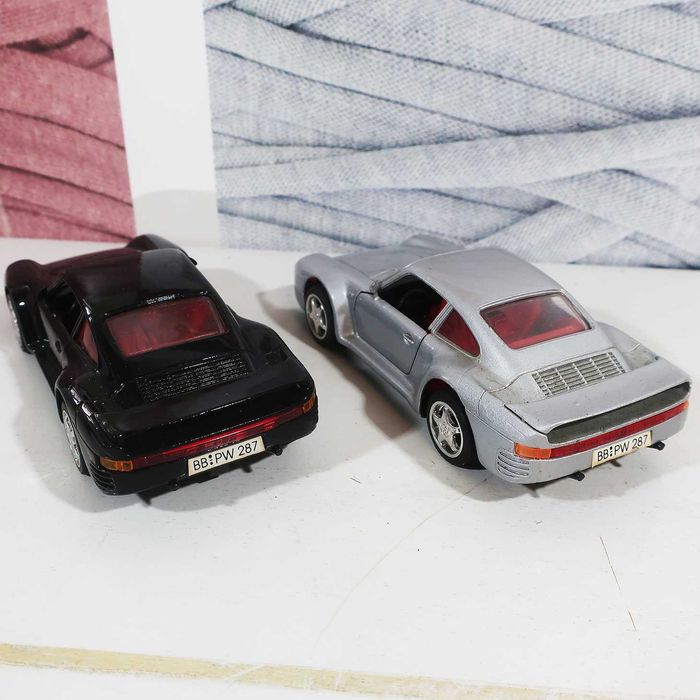 Conjunto 2x Carros Miniatura Porsche 959